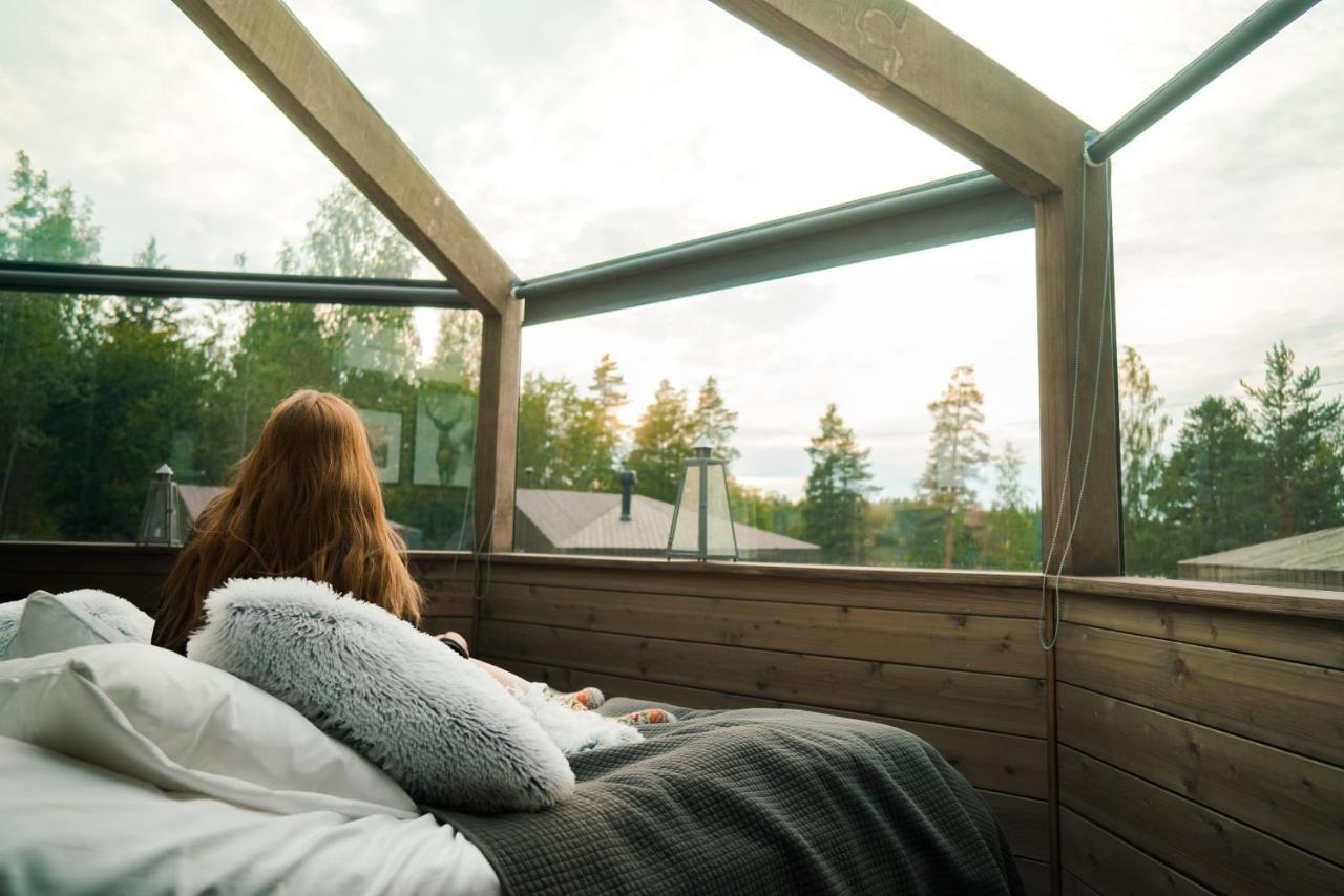Revontuli Resort Glass Igloos Hankasalmi المظهر الخارجي الصورة